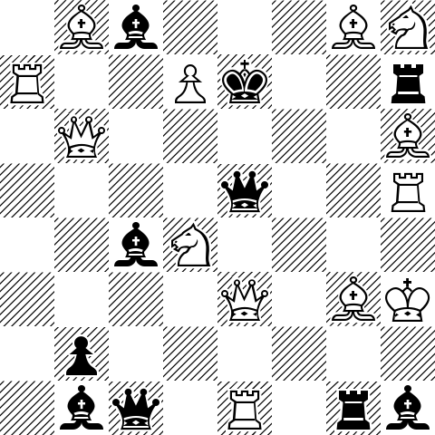 The Hardest Puzzles from Hell Day 5 of 7. White to Move. Mate in 2