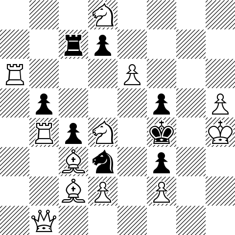 The Hardest Puzzles from Hell Day 5 of 7. White to Move. Mate in 2
